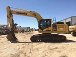 Side of used Excavator